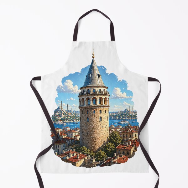 Item preview, Historic Galata Tower Istanbul Cityscape designed and sold by AmJoJoe.