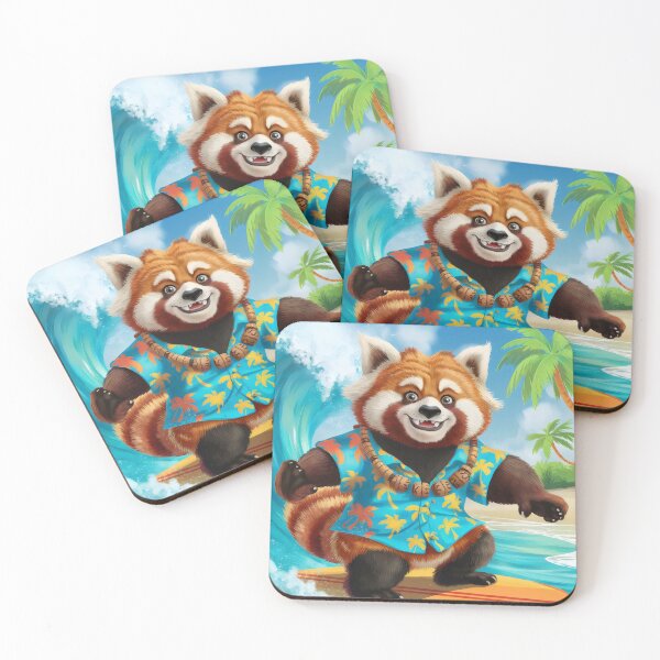 Item preview, Surfing panda. designed and sold by MyHappyArtShop.