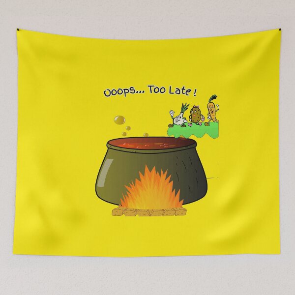 Item preview, Oops… Too Late! – Funny Veggie Fall Illustration T-Shirt designed and sold by TitanGiggle .