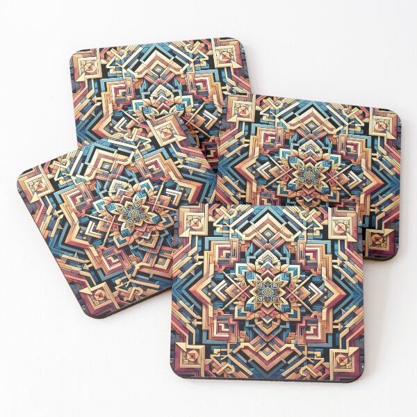Item preview, Art Deco Geometric Mandala Abstract Pattern Art designed and sold by Apex Designs.