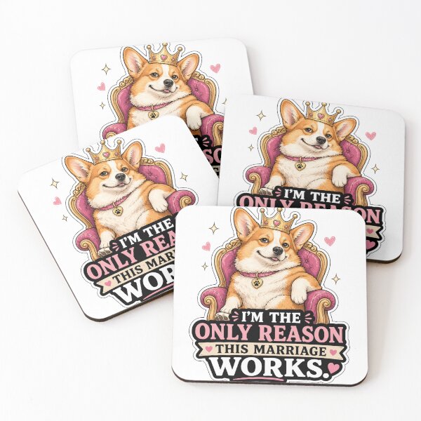 Item preview, Royal Corgi Dog Mom Marriage Humor designed and sold by Gentlestate.