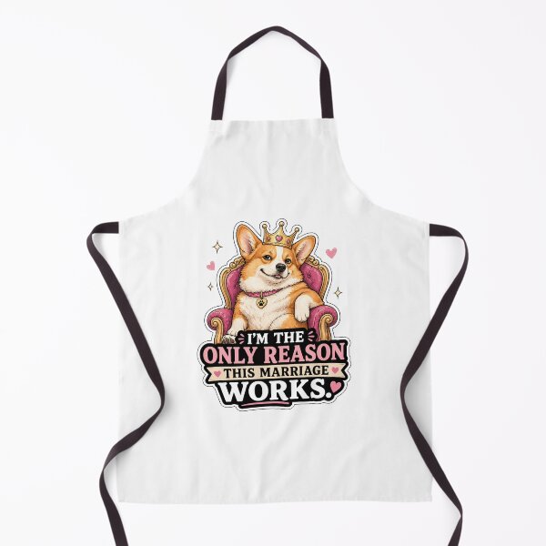 Item preview, Royal Corgi Dog Mom Marriage Humor designed and sold by Gentlestate.