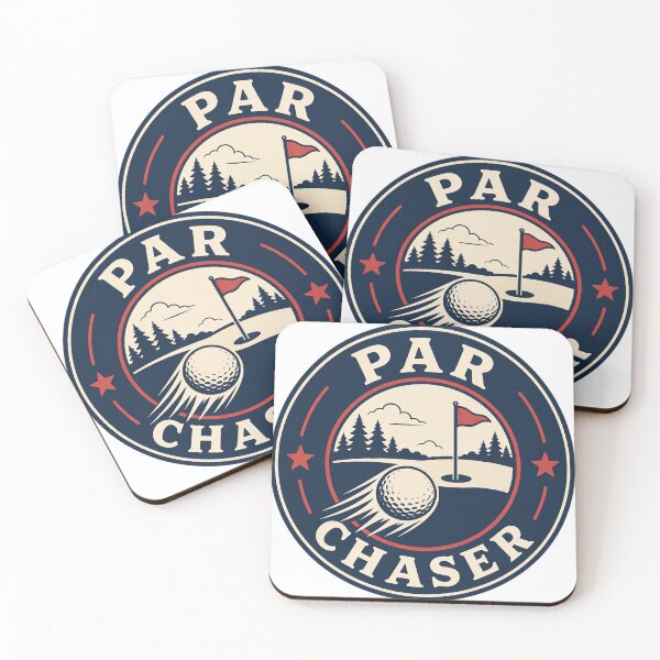 Item preview, Par Chaser Golf Badge – Vintage Golf Club Style Design designed and sold by EastEndTownie.