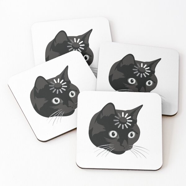 Item preview, Cat Loading Meme designed and sold by AbsoluteHype.