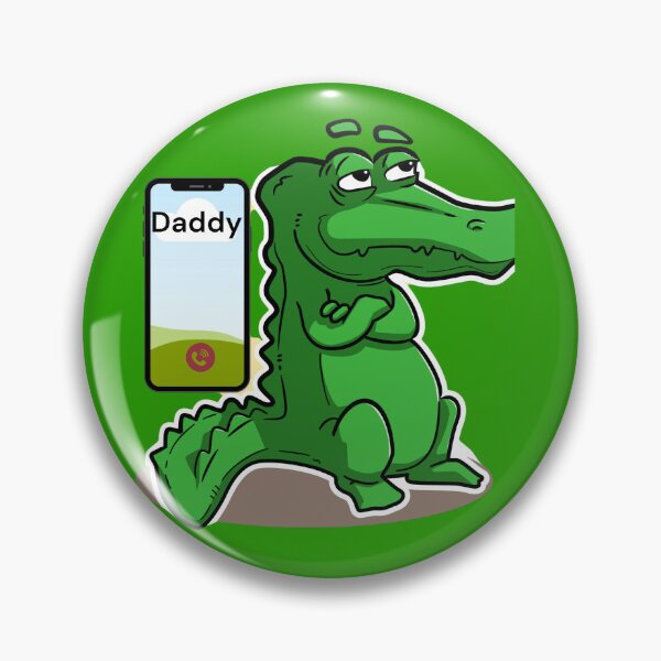 Item preview, Grumpy Crocodile Ignoring Dad's Call – Funny Illustration T-Shirt designed and sold by TitanGiggle .