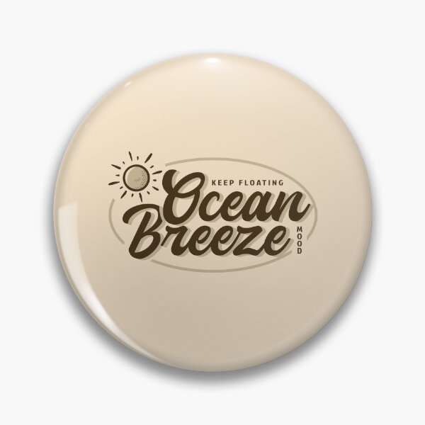 Item preview, Ocean Breeze Mood Keep Floating Retro Beach Typography Design designed and sold by adipra.