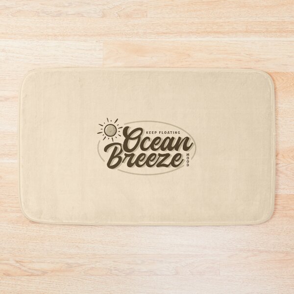 Item preview, Ocean Breeze Mood Keep Floating Retro Beach Typography Design designed and sold by adipra.