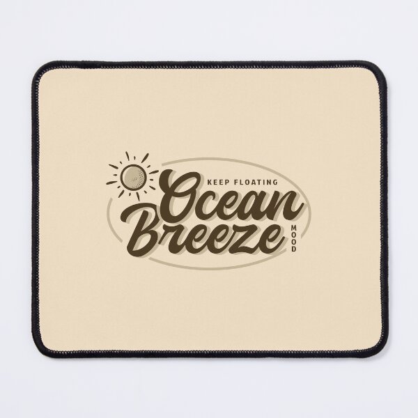 Item preview, Ocean Breeze Mood Keep Floating Retro Beach Typography Design designed and sold by adipra.