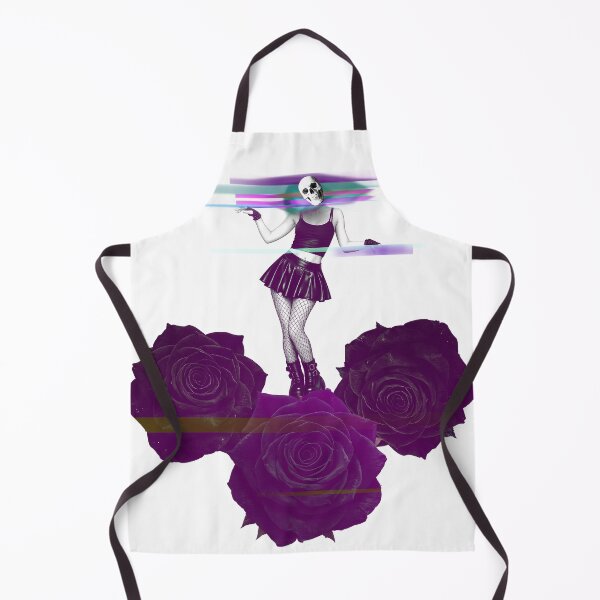 Item preview, Gothic Glitch Girl With Black Roses designed and sold by Glitch Ink.