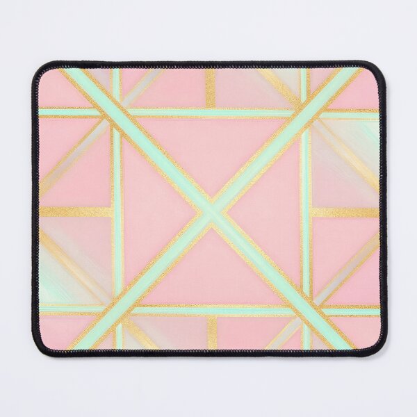 Item preview, Blush Pink Soft Mint Gold Luxury Trendy Collection designed and sold by TrendyDesigne412.