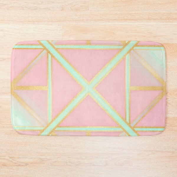 Item preview, Blush Pink Soft Mint Gold Luxury Trendy Collection designed and sold by TrendyDesigne412.
