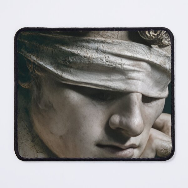 Item preview, Dark Academia Blindfold Marble Sculpture Modern Classical Art designed and sold by daila70.