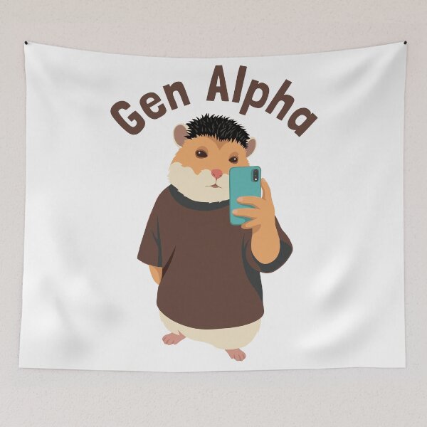 Artikelvorschau, Gen Alpha Hamster Meme entworfen und verkauft von AbsoluteHype.