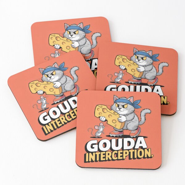 Item preview, Cat, mouse and cheese. designed and sold by MyHappyArtShop.