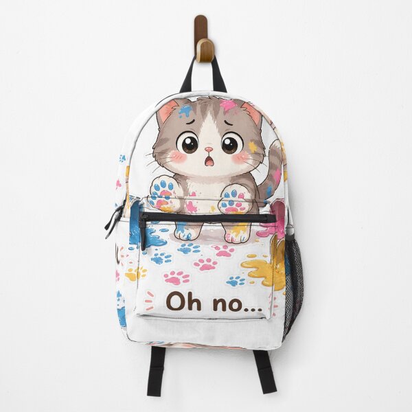 Item preview, Guilty Cat Stepped on Paint Oh No Moment designed and sold by Sadia Jannat.