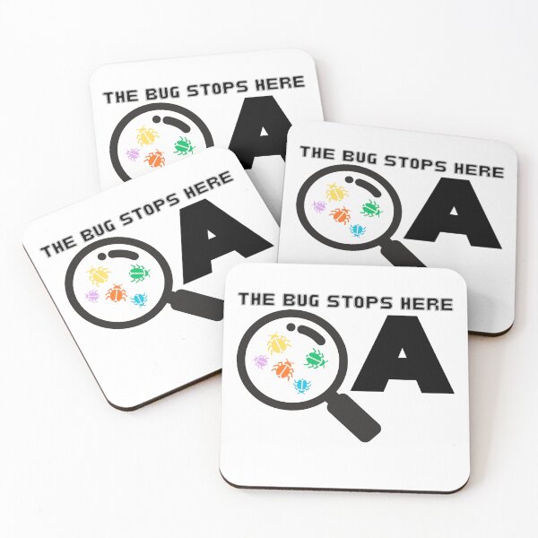 Item preview, QA The Bug Stops Here designed and sold by secondcityshore.
