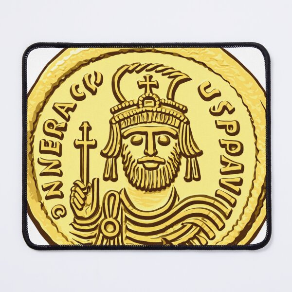Item preview, Heraclius Byzantine Emperor Coin | Historical Christian Coins Accurate Replica designed and sold by Based History.