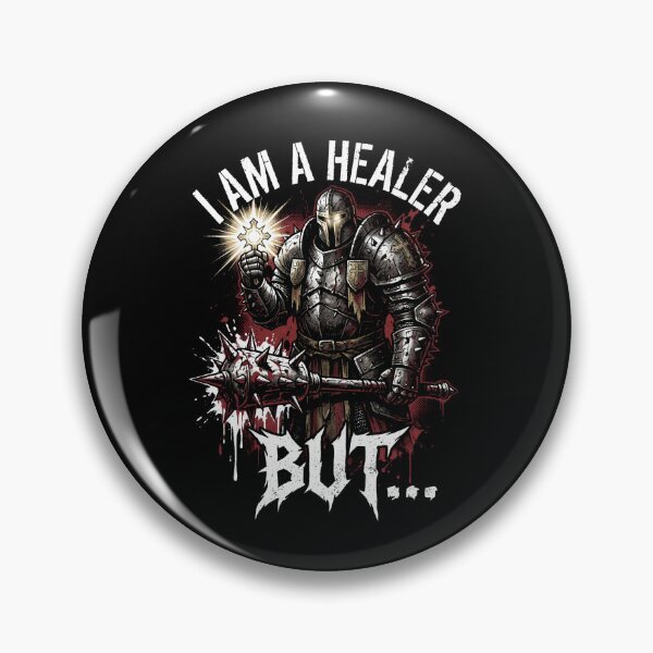 Item preview, I Am A Healer BUT Funny Cleric Paladin RPG Tabletop Knight Gamer designed and sold by Fenay Designs.