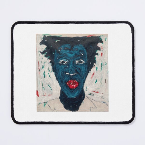 Item preview, Somber Face African painting designed and sold by Rukudzow.