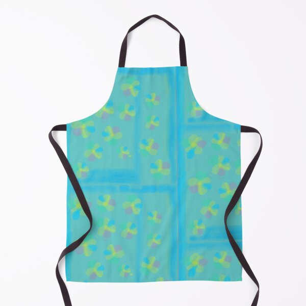 Item preview, Pastel Four-Leaf Blooms on Aqua designed and sold by The_Clock.