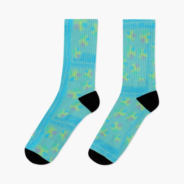 Item preview, Pastel Four-Leaf Blooms on Aqua designed and sold by The_Clock.
