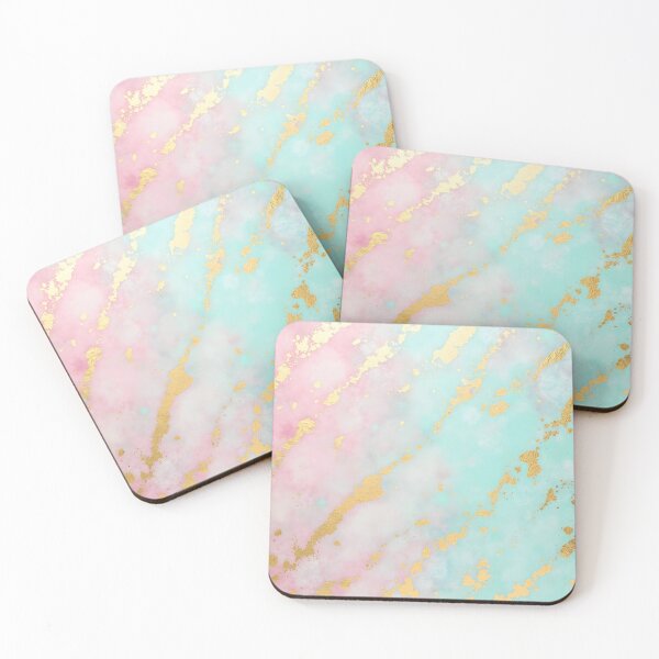 Item preview, Trendy Blush Pink Soft Mint Gold Luxury Collection designed and sold by TrendyDesigne412.