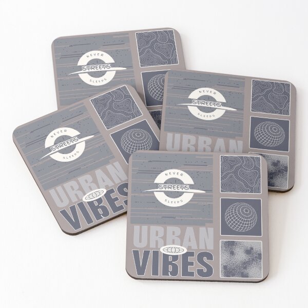 Item preview, Urban Vibes Streetwear — Never Sleeps Techwear Design designed and sold by TZAR WORKS.