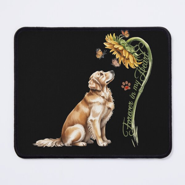 Item preview, Golden Retriever Art Forever In My Heart Sunflower Butterfly Dog Memorial Gift designed and sold by tamdevo1.