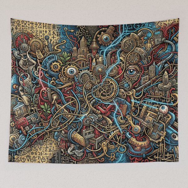 Item preview, Surreal Object Flow Pattern designed and sold by Imaginarium of Chaos falcon88 .