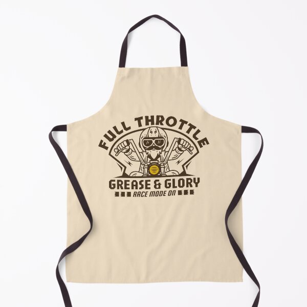 Item preview, Full Throttle Grease and Glory Vintage Motorcycle Rider Design designed and sold by adipra.