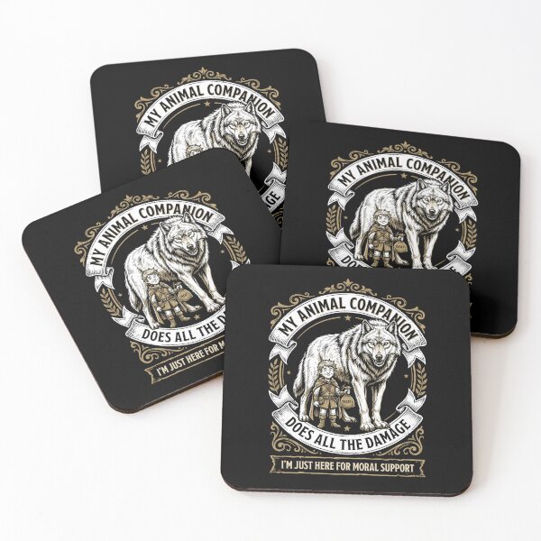 Item preview, My Animal Companion Does All The Damage Moral Support Ranger designed and sold by Fenay Designs.