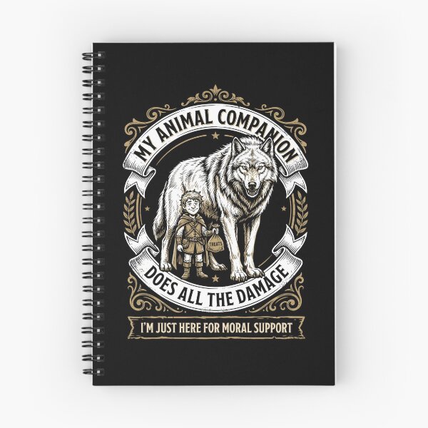 Item preview, My Animal Companion Does All The Damage Moral Support Ranger designed and sold by Fenay Designs.
