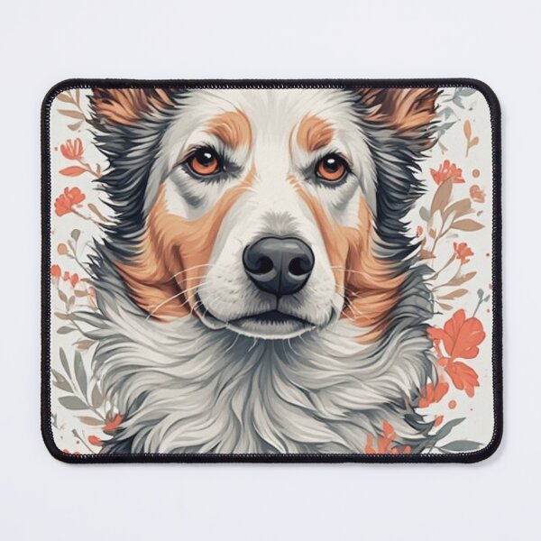 Item preview, Wild Heart — Botanical Dog Portrait Fine Art Print designed and sold by GrowNest.