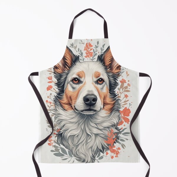 Item preview, Wild Heart — Botanical Dog Portrait Fine Art Print designed and sold by GrowNest.