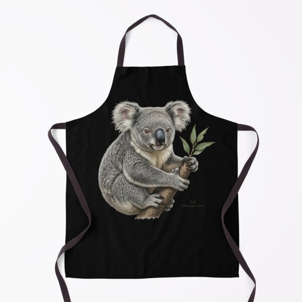 Item preview, Vintage Koala Marsupial Print: The Smooth-Brained Eucalyptus Addict designed and sold by FreiherrPK.