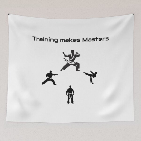Item preview, Practice Makes Masters | Martial Arts Progression Minimalist Motivation T-Shirt designed and sold by TitanGiggle .