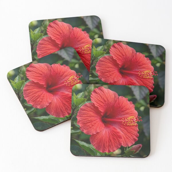 Item preview, Red hibiscus flower. designed and sold by Malisa345.