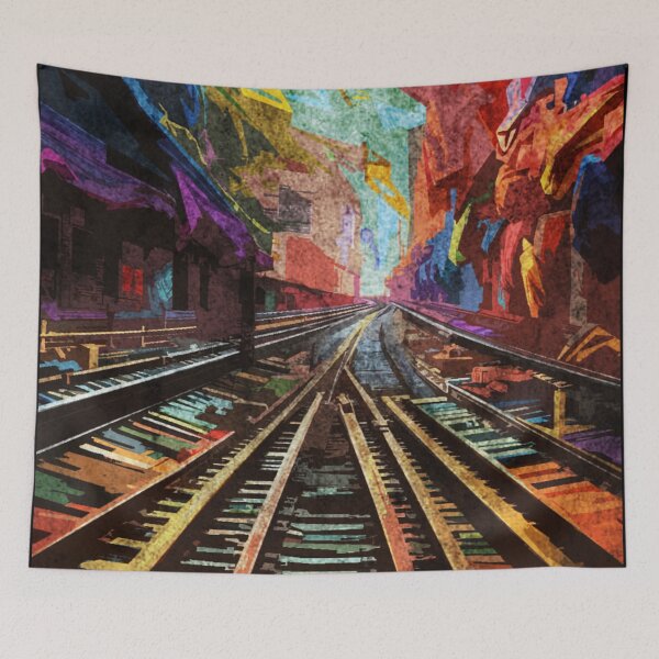Item preview, Abstract railway designed and sold by kinpirks.