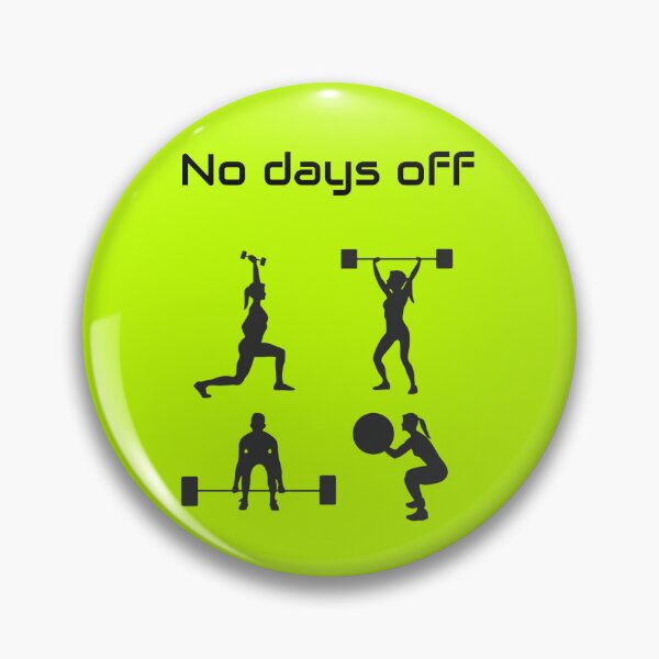 Item preview, No Days Off | Minimalist Fitness Motivation Design T-Shirt designed and sold by TitanGiggle .