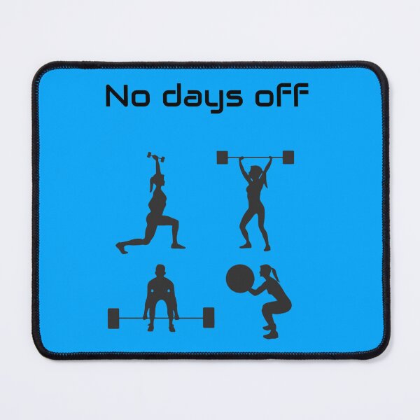 Item preview, No Days Off | Minimalist Fitness Motivation Design T-Shirt designed and sold by TitanGiggle .