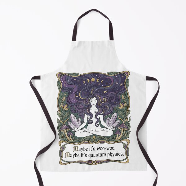 Item preview, Celestial Yoga Goddess Meditation Spiritual Art Nouveau Aesthetic Maybe Its Quantum Physics designed and sold by WilliaMaler.