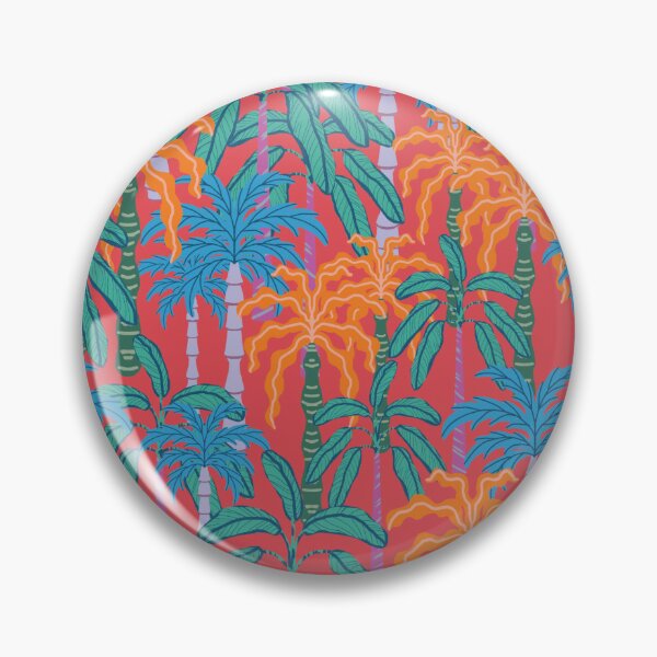 Item preview, Playful Palms - cayenne designed and sold by Courtney Nicholls.