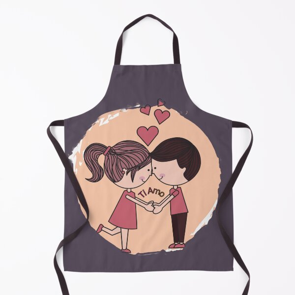 Item preview, Ti Amo Cute Couple Love Illustration | Romantic Cartoon Aesthetic Design designed and sold by CreativePallavi.
