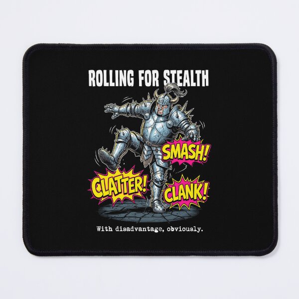 Item preview, Rolling For Stealth With Disadvantage Funny Paladin Fighter designed and sold by Fenay Designs.