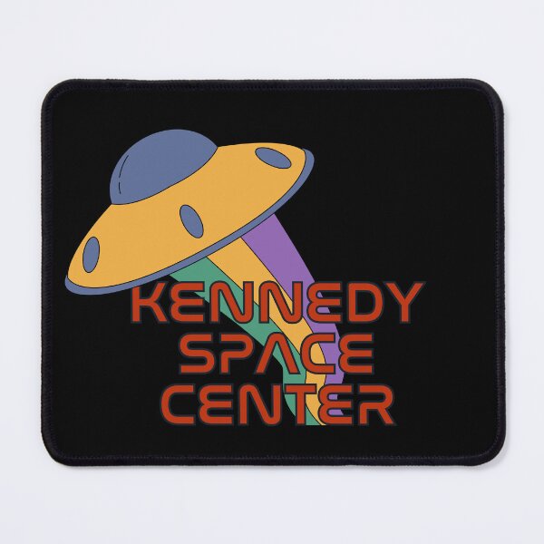 Item preview, Kennedy Space Center with Alien UFO (retro vibes) designed and sold by YonderAndBeyond.