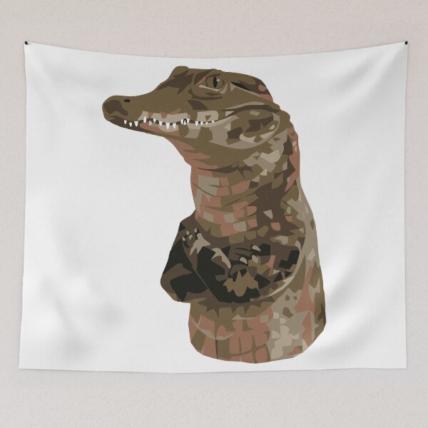 Item preview, Mad Crocodile Meme designed and sold by AbsoluteHype.