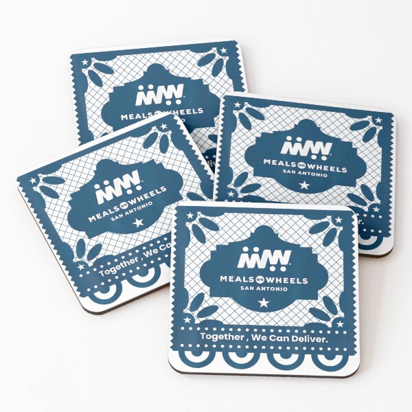 Item preview, Together We Can Deliver San Antonio Charity Papel Picado Blue Graphic Design designed and sold by WilliaMaler.