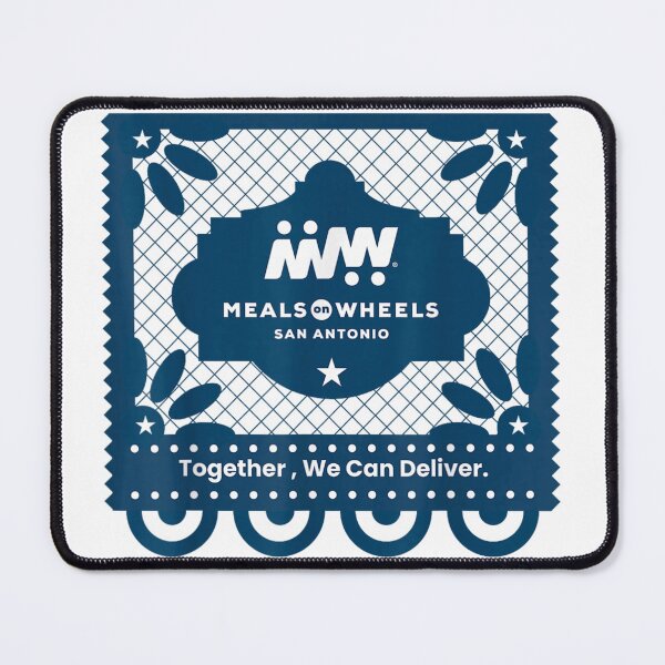 Item preview, Together We Can Deliver San Antonio Charity Papel Picado Blue Graphic Design designed and sold by WilliaMaler.