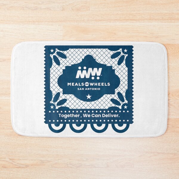 Item preview, Together We Can Deliver San Antonio Charity Papel Picado Blue Graphic Design designed and sold by WilliaMaler.