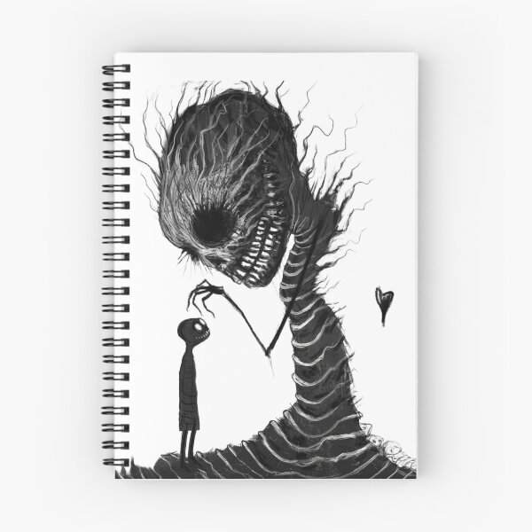 Item preview, Giant Void Entity and Human - Dark Surrealism Illustration designed and sold by kitastylish.